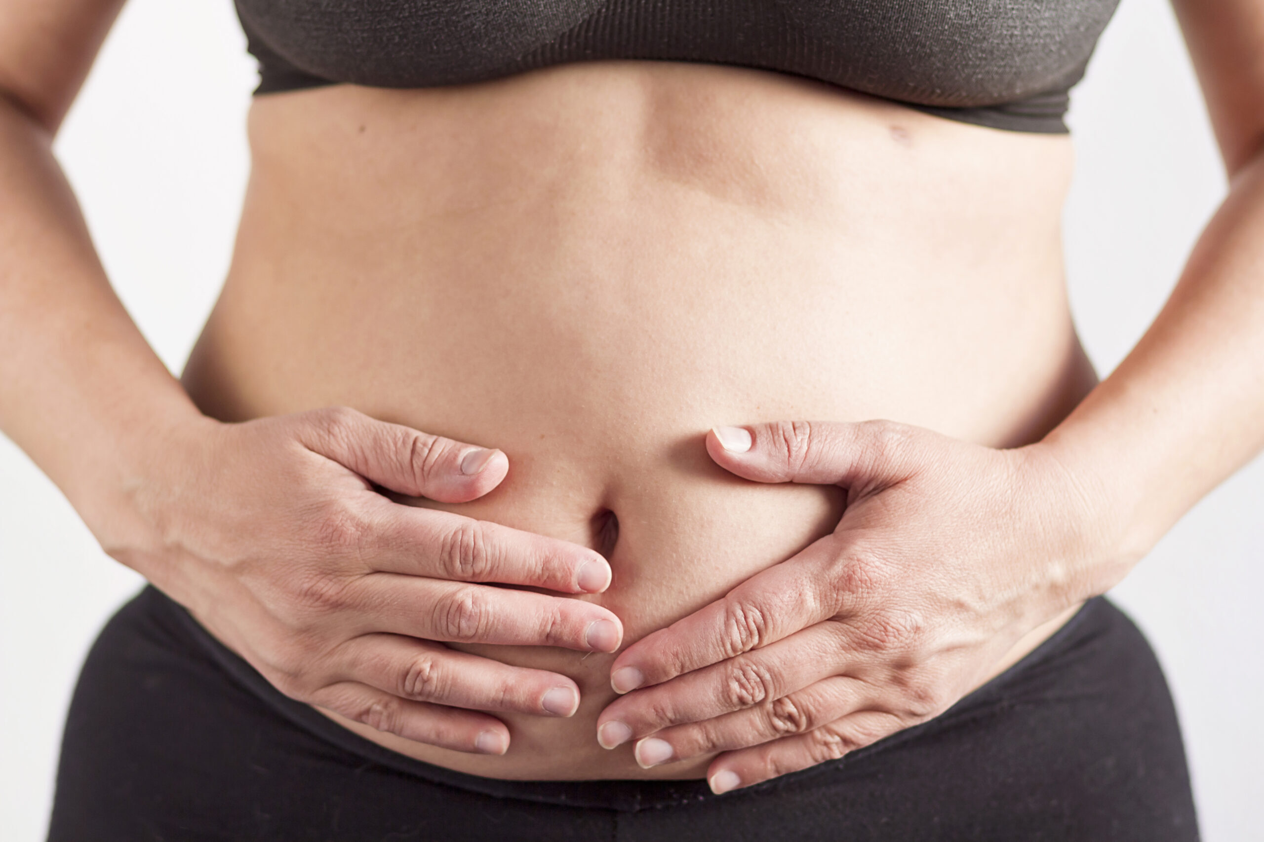 a-womans-fat-belly