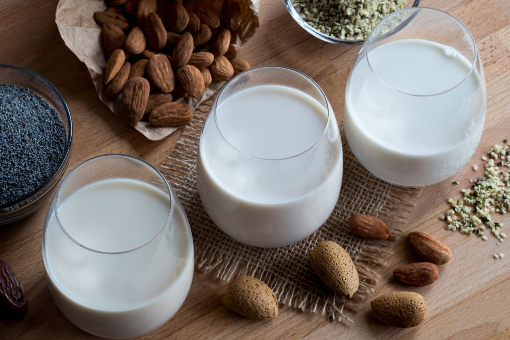 vegan-plant-milks-almond-milk-poppy-seed-milk-and-hemp-seed-m