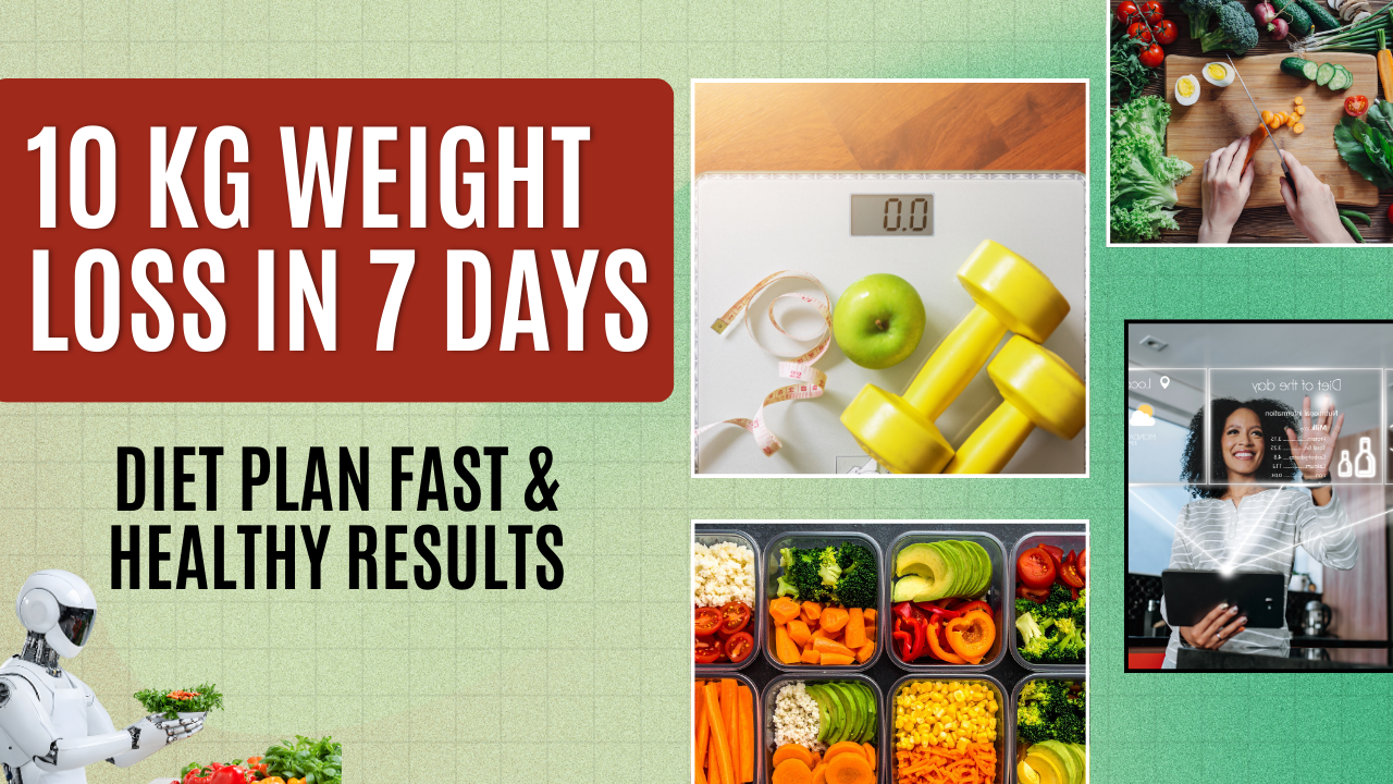 10 kg Weight Loss in 7 Days Diet Plan